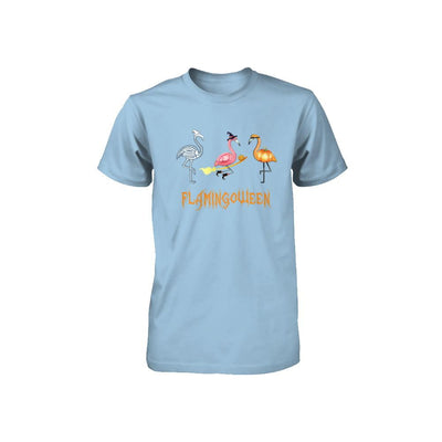 Funny Flamingo Halloween Flamingoween Youth-Youth Shirt-Toddler T-Shirt-Light Blue