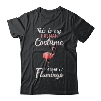 This Is My Human Costume I'm Really A Flamingo Halloween-T-Shirt & Hoodie-Classic T-Shirt-Black