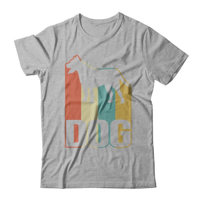 Classic Vintage Retro Style Dog-T-Shirt & Hoodie-Premium T-Shirt-Heather Gray