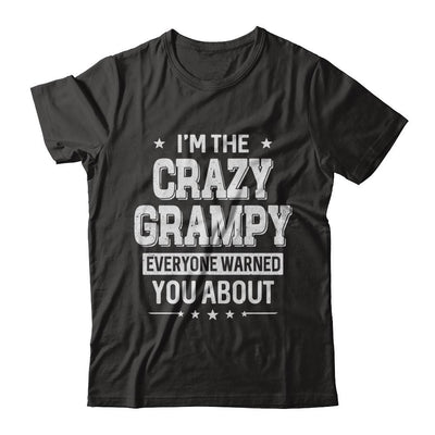 I'm The Crazy Grampy Papa Grandpa Fathers Day-T-Shirt & Hoodie-Classic T-Shirt-Black