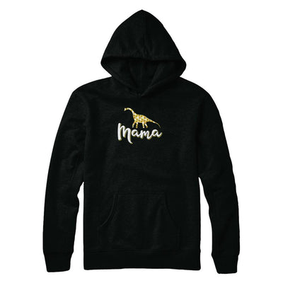 Sunflower Mama Saurus Dinosaur Mothers Day Gift-T-Shirt & Tank Top-Pullover Hoodie-Black
