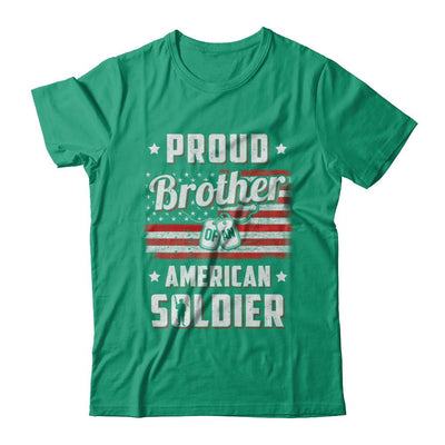 Proud Brother Of A Soldier Army Sister Veteran-T-Shirt & Hoodie-Classic T-Shirt-Kelly Green