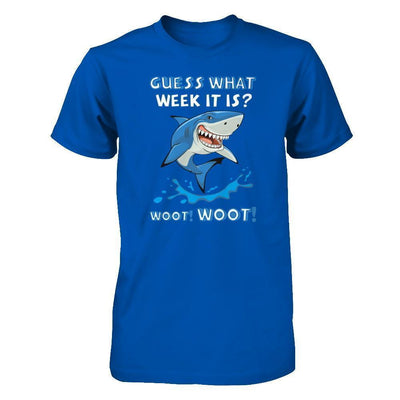 Guess What Week It Is Shark-T-Shirt & Tank Top-Premium T-Shirt-Royal