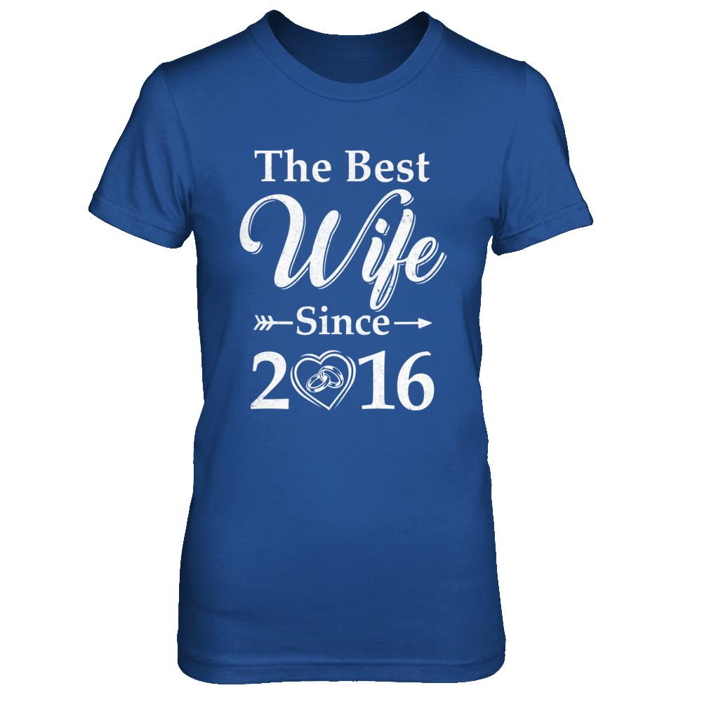 5th Married Together Anniversary Since 2016 Husband Wife-T-Shirt & Hoodie-Women's T-Shirt-Royal