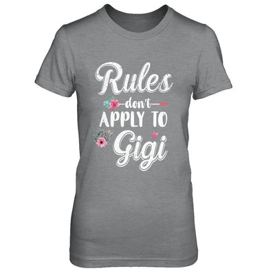Grandmother Rules Don't Apply To Gigi-T-Shirt & Hoodie-Women's T-Shirt-Sport Grey