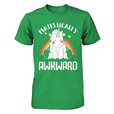 Unicorn Majestically Awkward-T-Shirt & Hoodie-Premium T-Shirt-Kelly Green