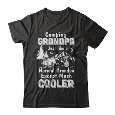 Camping Grandpa Except Much Cooler-T-Shirt & Hoodie-Classic T-Shirt-Black