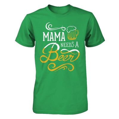 Mama Needs A Beer-T-Shirt & Hoodie-Premium T-Shirt-Kelly Green