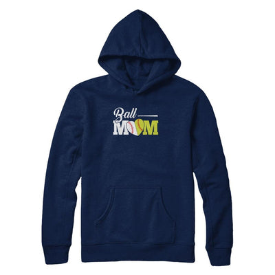 Funny Softball Mom Baseball Mom Mothers Day-T-Shirt & Tank Top-Pullover Hoodie-Navy