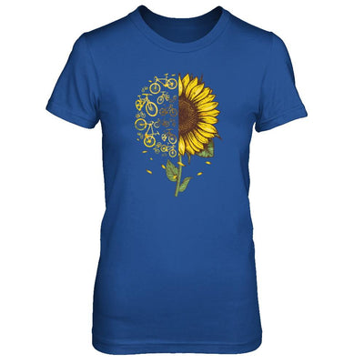Sunflower Cycling Cycle-T-Shirt & Tank Top-Women's T-Shirt-Royal