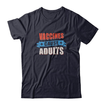 Vaccines Cause Adults-T-Shirt & Tank Top-Premium T-Shirt-Midnight Navy