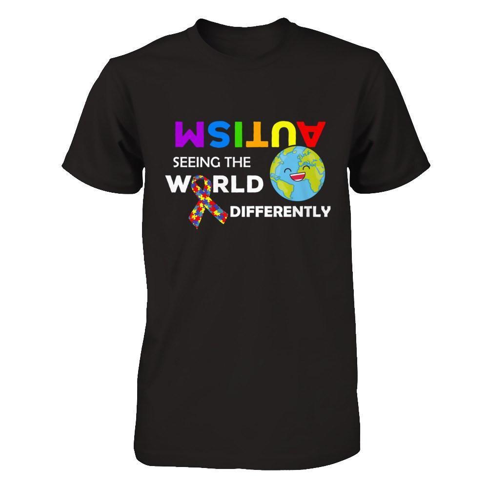 Autism Seeing The World Differently-T-Shirt & Hoodie-Premium T-Shirt-Black