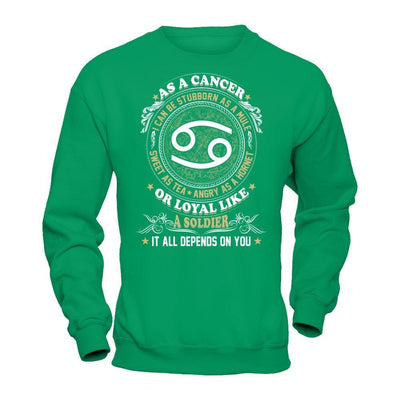As A Cancer I Can Be Stubborn As A Mule-T-Shirt & Hoodie-