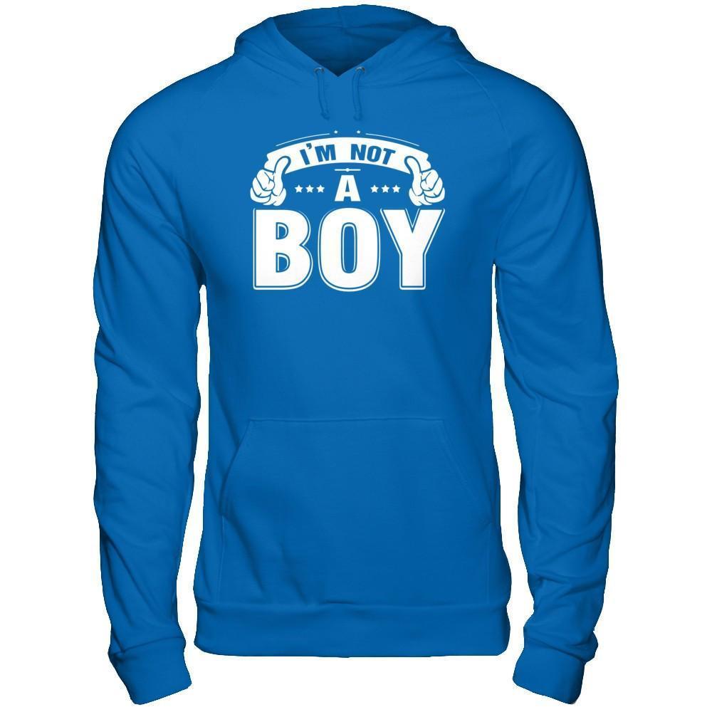 I'm Not A Boy-T-Shirt & Hoodie-Pullover Hoodie-Royal