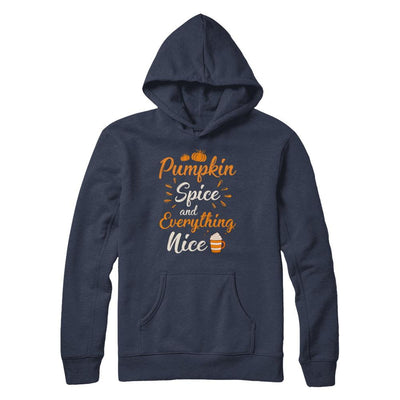 Pumpkin Spice Everything Nice Halloween Costume-T-Shirt & Hoodie-Pullover Hoodie-Navy