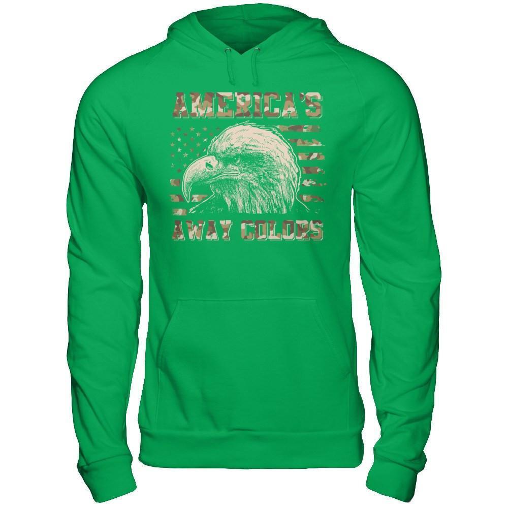 America's Away Colors-T-Shirt & Hoodie-Pullover Hoodie-Irish Green