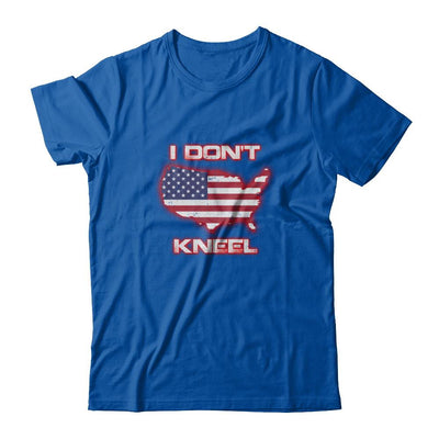 I Don't Kneel Us American Flag-T-Shirt & Tank Top-Premium T-Shirt-Royal