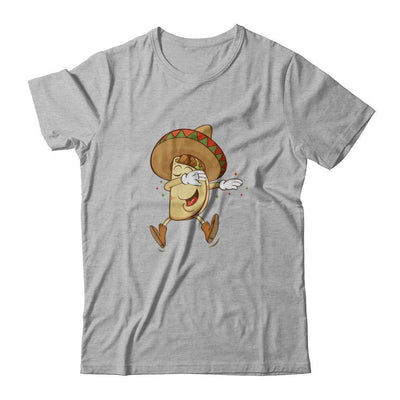 Dabbing Taco Mexican Food Lover-T-Shirt & Tank Top-Premium T-Shirt-Heather Gray