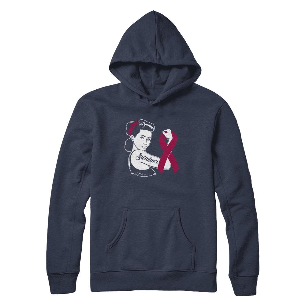 We Can Cure It Multiple Myeloma Awareness Survivor-T-Shirt & Hoodie-Pullover Hoodie-Navy