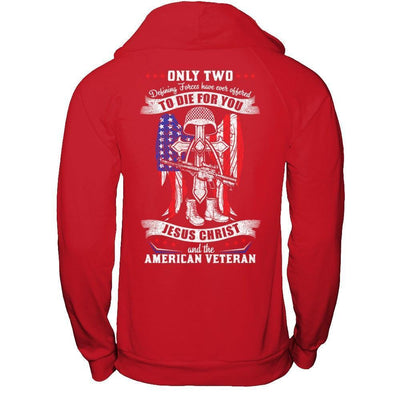Only Two Defining Forces Have Ever Offered To Die-T-Shirt & Hoodie-Pullover Hoodie-Red