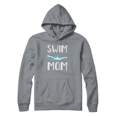 Swim Mom Funny Swimming Mothers Day Gift-T-Shirt & Hoodie-Pullover Hoodie-Light Steel