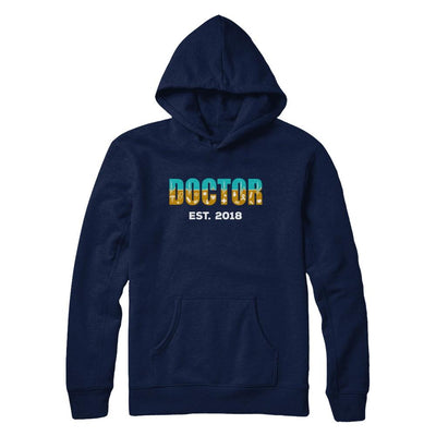 Medical School Graduation Doctor 2018-T-Shirt & Hoodie-Pullover Hoodie-Navy