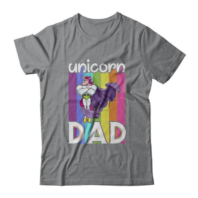Funny Unicorn Dad-T-Shirt & Hoodie-Classic T-Shirt-Sport Grey