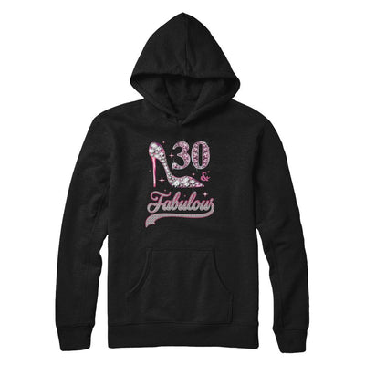 30 And Fabulous 30 Years Old 1991 30th Birthday Gift-T-Shirt & Hoodie-Pullover Hoodie-Black