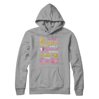 July Girls Queen Is Diamond Strong Beautiful-T-Shirt & Hoodie-Pullover Hoodie-Light Steel