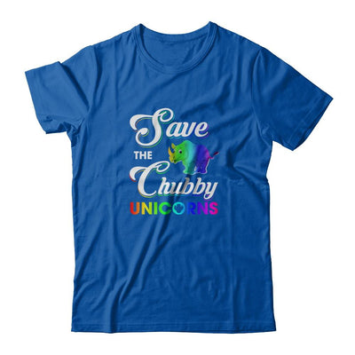Save The Chubby Unicorns Rhino-T-Shirt & Tank Top-Premium T-Shirt-Royal