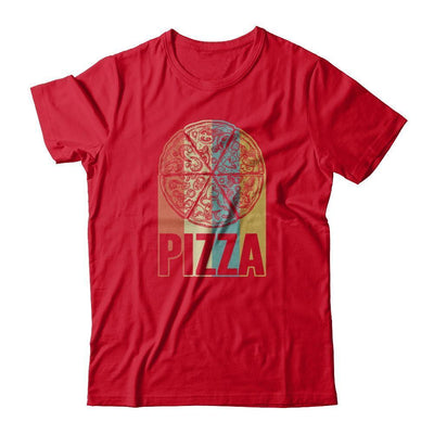 Classic Vintage Retro Style Pizza-T-Shirt & Tank Top-Premium T-Shirt-Red