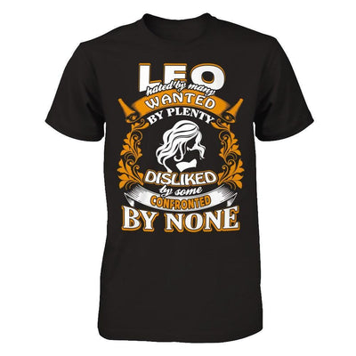 Leo Hated By Many Wanted By Plenty T-Shirt & Hoodie-T-Shirt & Hoodie-Premium T-Shirt-Black