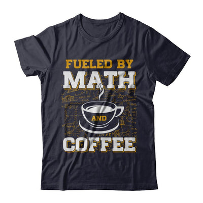 Fueled By Math And Coffee-T-Shirt & Hoodie-Premium T-Shirt-Midnight Navy