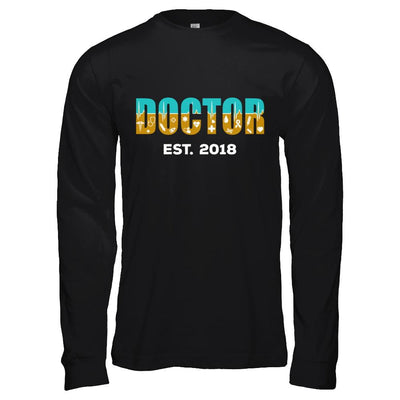 Medical School Graduation Doctor 2018-T-Shirt & Hoodie-Long Sleeve T-Shirt-Black