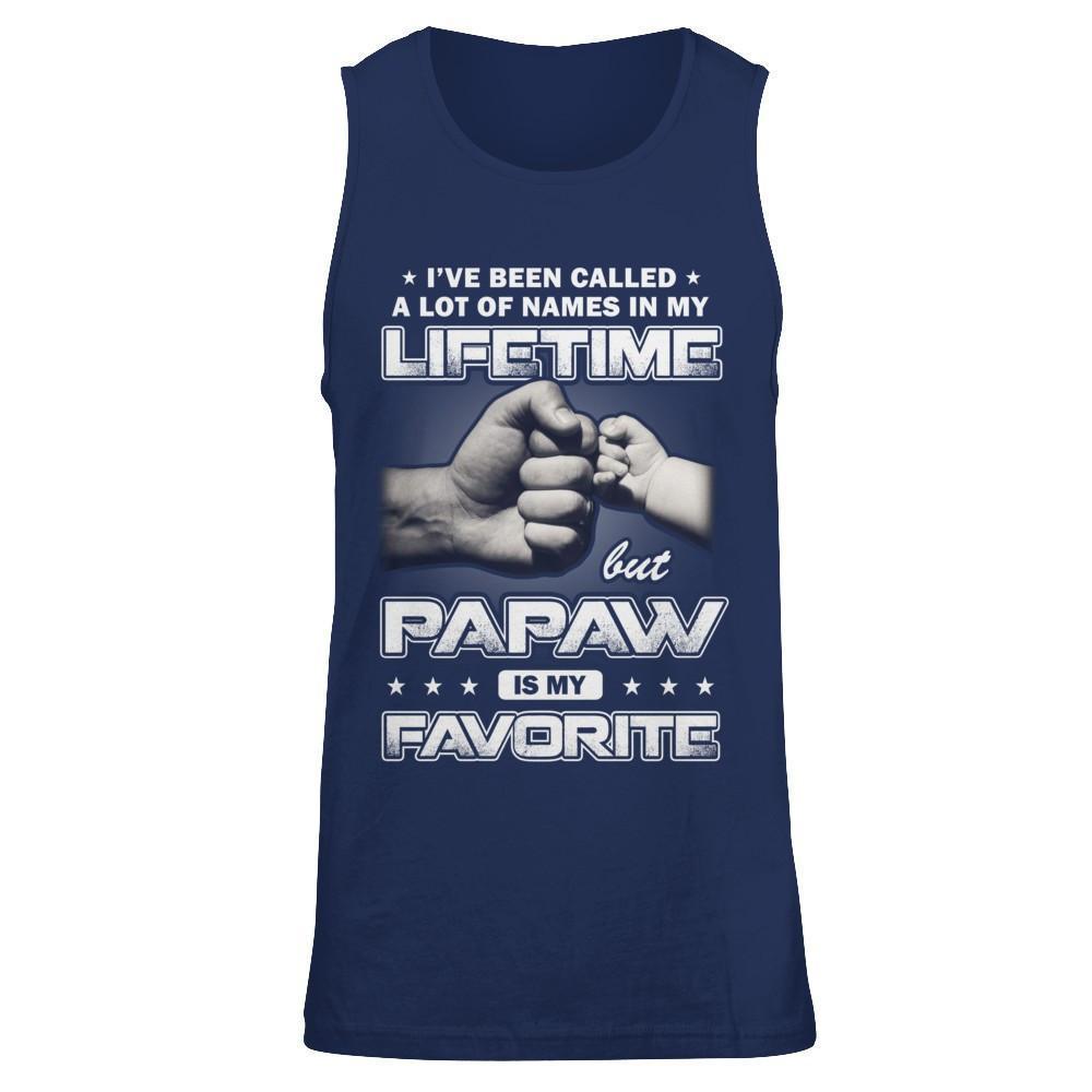 I've Been Called A Lot Of Names But PaPaw Is My Favorite-T-Shirt & Hoodie-Unisex Tank-Navy
