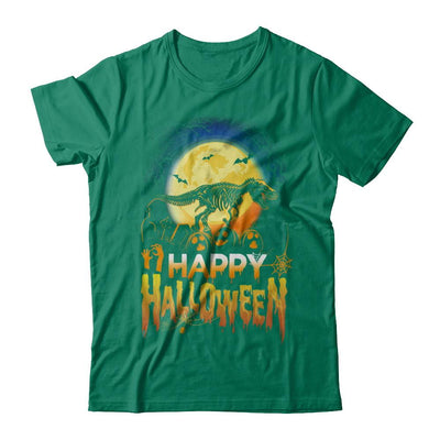 Saurus T Rex Dinosaur Halloween-T-Shirt & Hoodie-Classic T-Shirt-Kelly Green