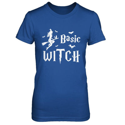 Basic Witch Halloween-T-Shirt & Sweatshirt-Women's T-Shirt-Royal