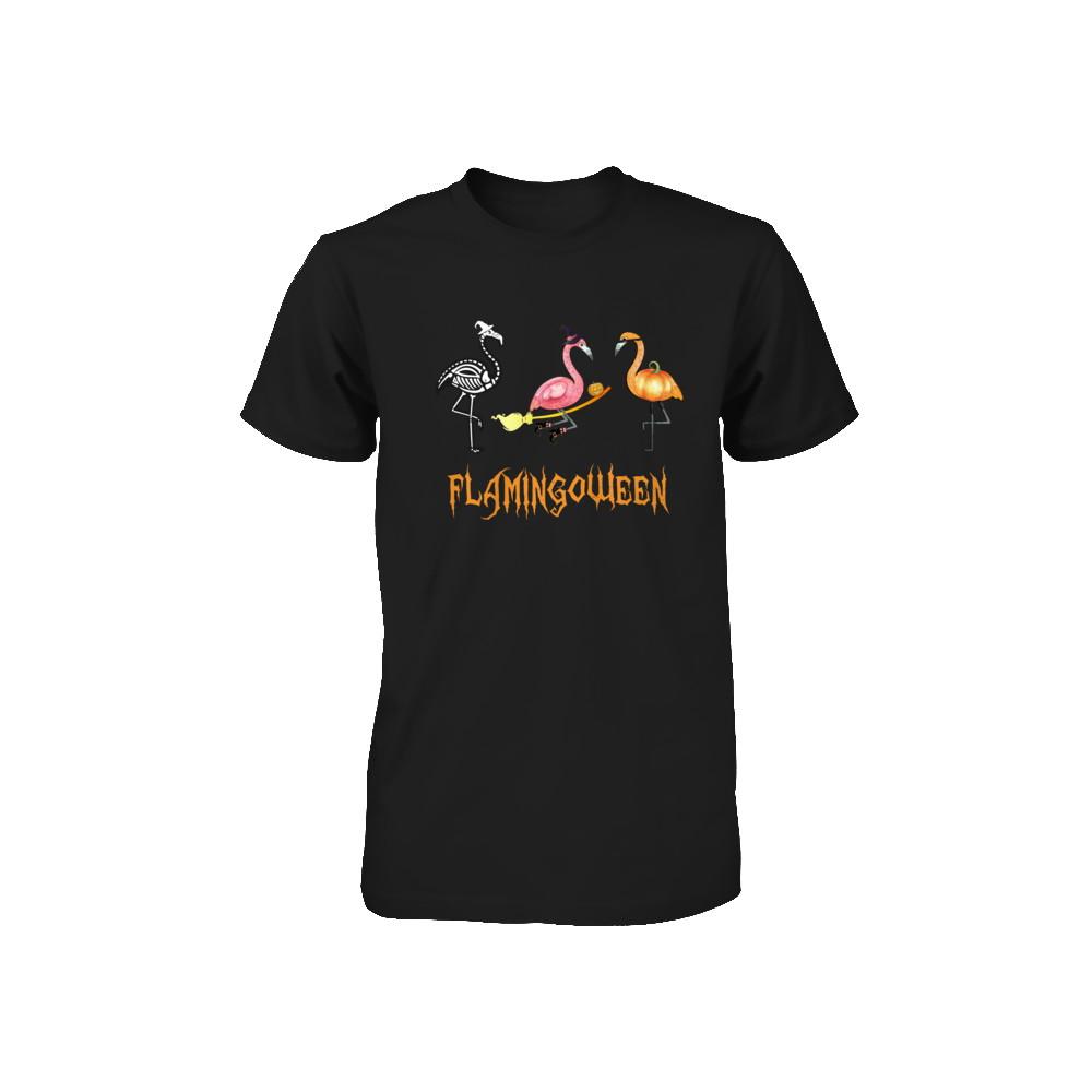 Funny Flamingo Halloween Flamingoween Youth-Youth Shirt-Toddler T-Shirt-Black