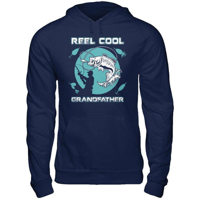 Reel Cool Grandfather-T-Shirt & Hoodie-Pullover Hoodie-Navy