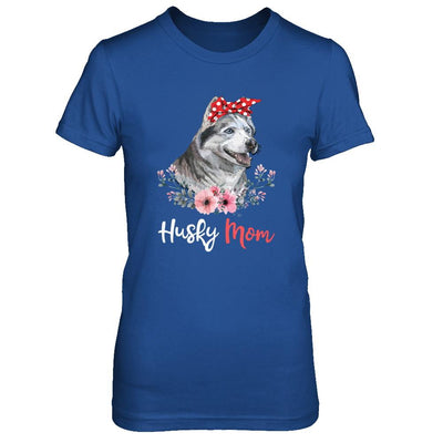 Husky Mom Gift For Women Dog Lover-T-Shirt & Hoodie-Women's T-Shirt-Royal