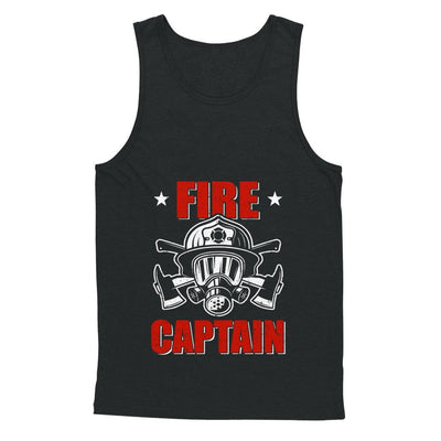 Fire Captain Fireman Dad Firefighter Gift-T-Shirt & Hoodie-Unisex Tank-Black