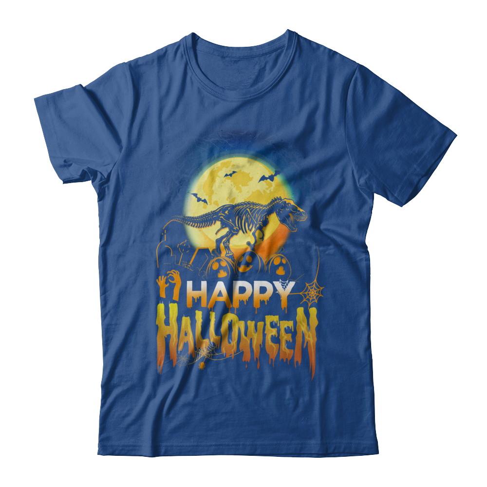 Saurus T Rex Dinosaur Halloween-T-Shirt & Hoodie-Classic T-Shirt-Royal