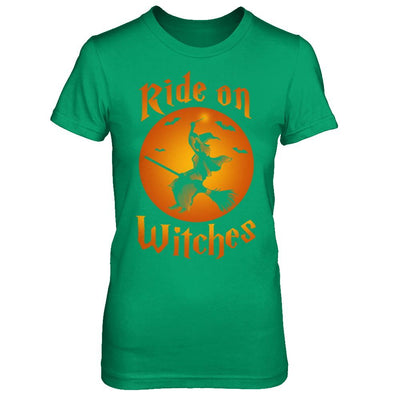 Ride On Witches-T-Shirt & Sweatshirt-Women's T-Shirt-Irish Green