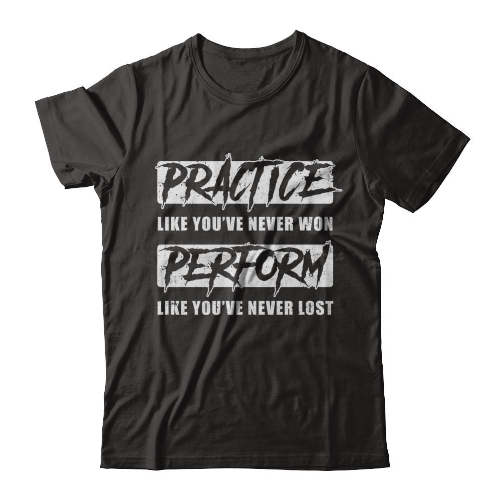 Practice Like You've Never Won Perform Like You Never Lost