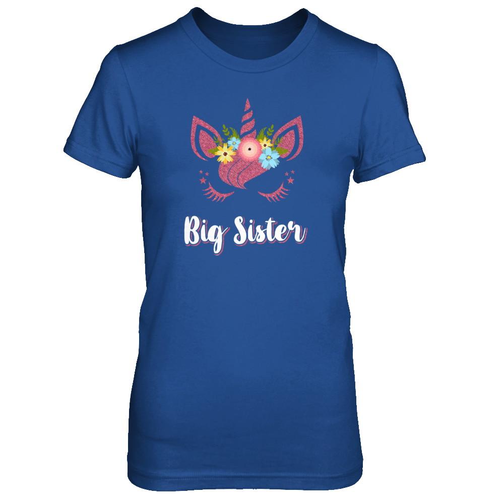 Unicorn Big Sister I'm Going To Be A Big Sister-T-Shirt & Tank Top-Women's T-Shirt-Royal