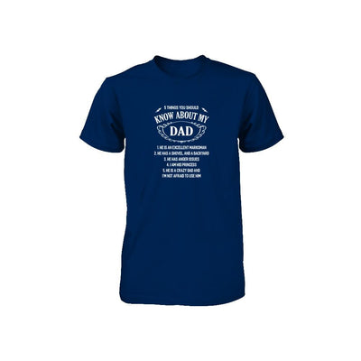 5 Things You Should Know About My Dad Youth-Youth Shirt-Toddler T-Shirt-Navy