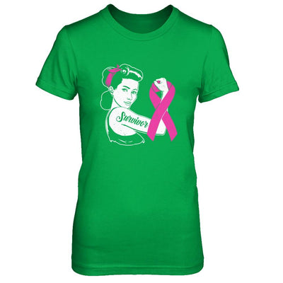 We Can Cure It Breast Cancer Pink Awareness Survivor-T-Shirt & Hoodie-Women's T-Shirt-Irish Green