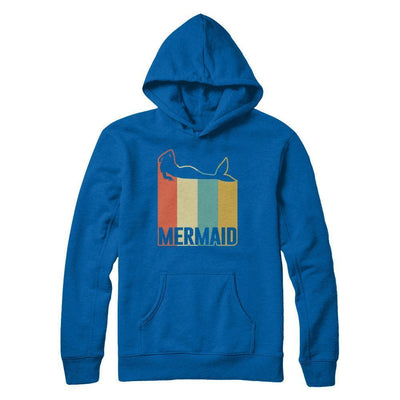 Classic Vintage Retro Style Mermaid-T-Shirt & Hoodie-Pullover Hoodie-Royal