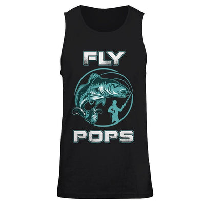 Fly Fishing Pops-T-Shirt & Hoodie-Unisex Tank-Black