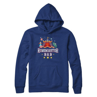 Ringmaster Dad Circus Carnival Children Party-T-Shirt & Hoodie-Pullover Hoodie-Deep Royal